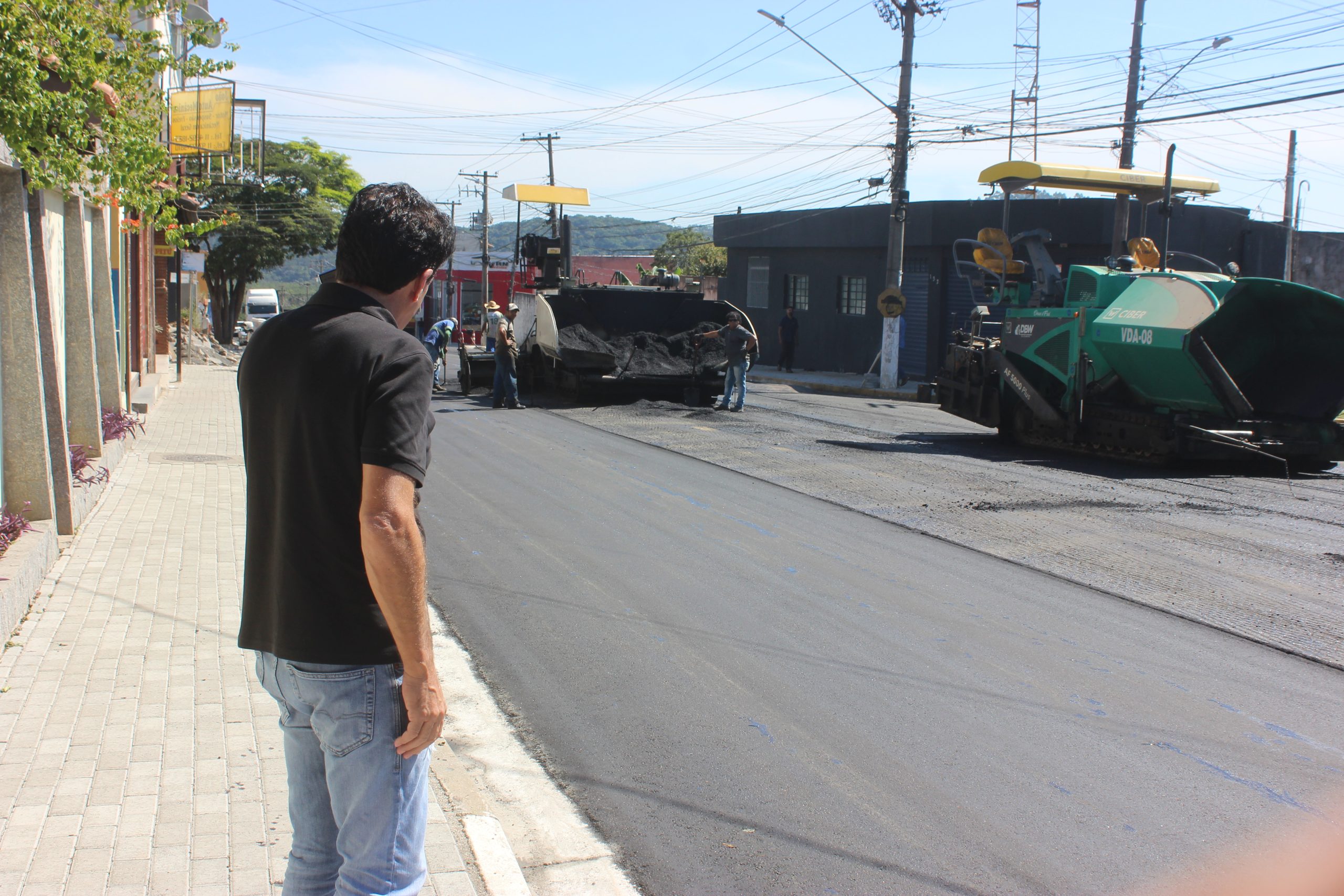 Prefeito Inho Taino realiza vistoria em obras pela cidade.Foto: Diarioesp.com.br
