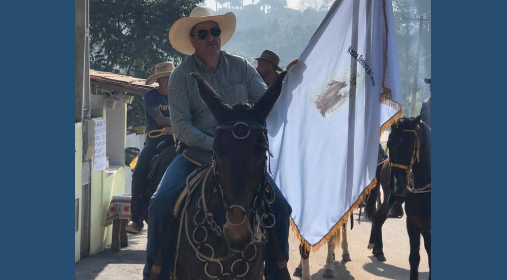 Terceira Cavalgada Liderada por Joaquim Cowboy. Foto: Reprodução/Joaquim