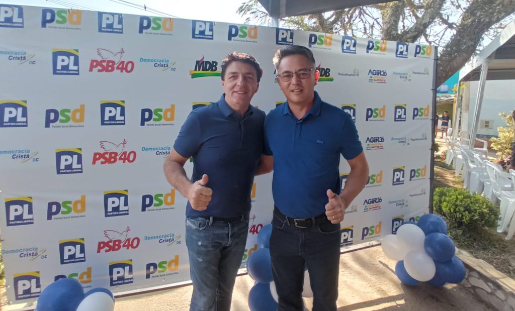 Inho Taino e Toshi Omura, oficializam candidatura para prefeito e vice-prefeito. Foto: Diarioesp.com.br