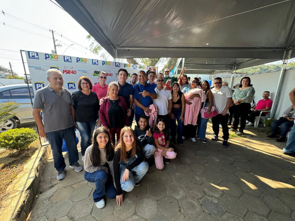 Grpupo politico na convenção de domingo. Foto: Reprodução/Tucaninho