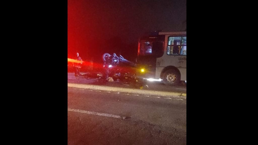 Acidente. Foto: Reprodução/Facebook