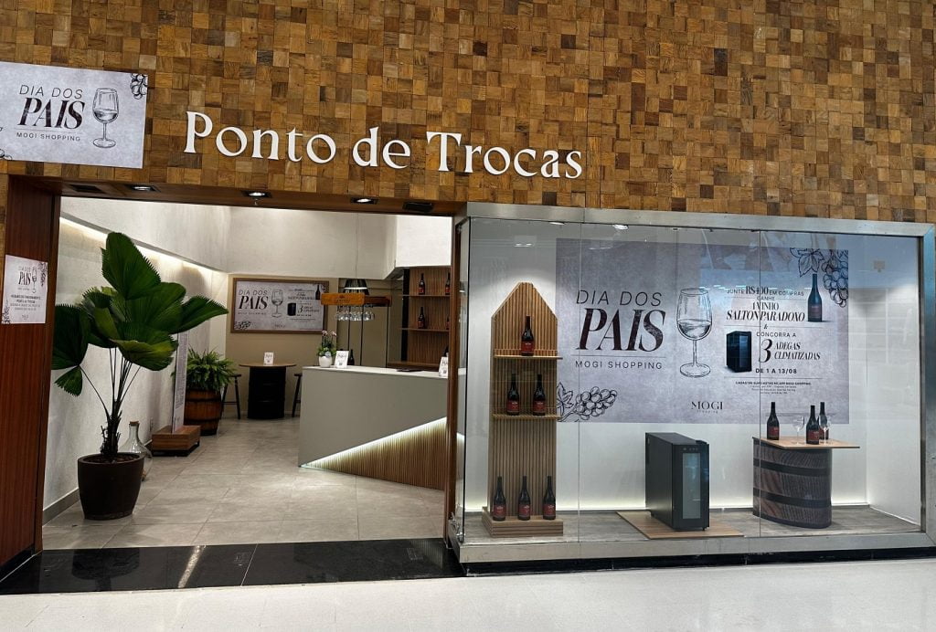 Mogi Shopping Celebra Dia dos Pais com Sorteio de Adegas e Brinde de Vinho. Foto: Divulgação
