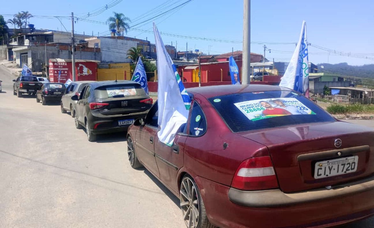 Carreata Agita Final de Semana: Bruno se Destaca Entre os Candidatos de Joaquim Cowboy. Foto: Reprodução