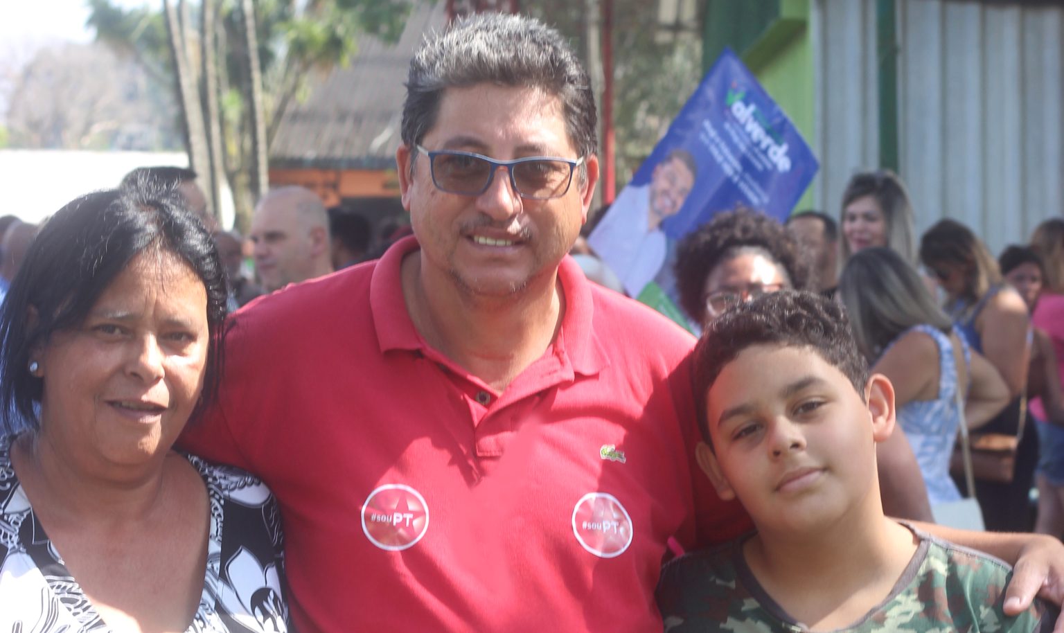 Everaldo reforça apoio popular ao PT e aposta em aumento de votos para vereador e prefeito. Foto: Diário do Estado de São Paulo