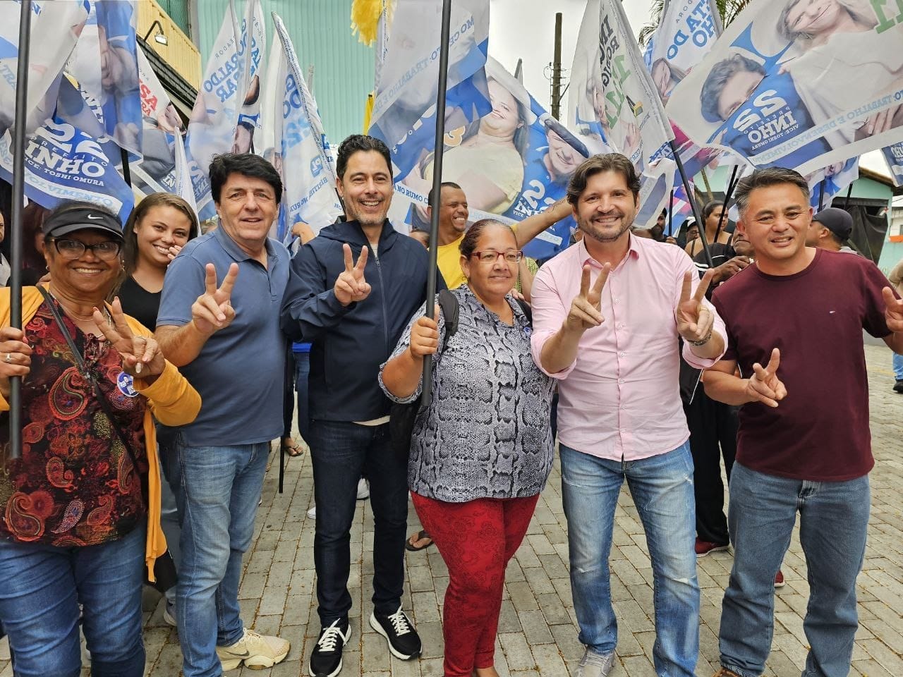 Deputados Márcio Alvino e André do Prado Condicionam Apoio a Inho Taino e Toshi Omura. Foto: Reprodução