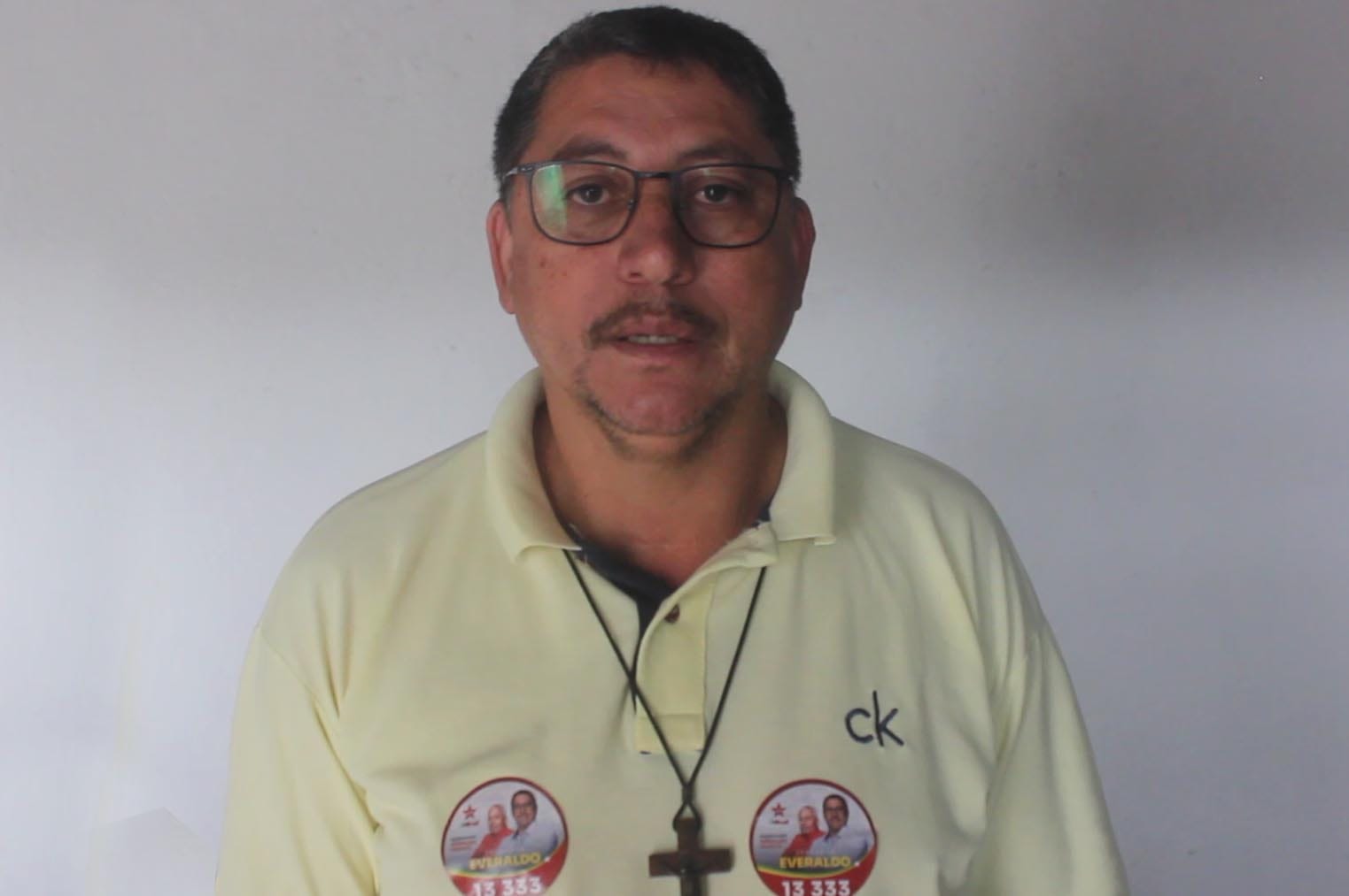 Candidato a Vereador Everaldo, Presidente do PT em Biritiba Mirim, Faz Apelo por Mudança nas Eleições. Foto Diário do Estado de São Paulo