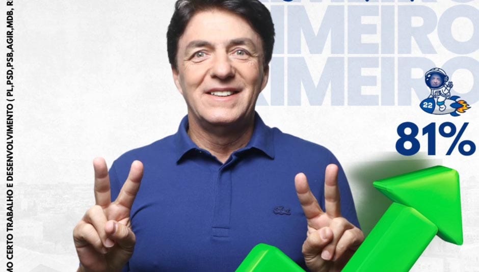 Inho Taino Afirma que Teria 81% em Pesquisa Registrada no TSE. Foto: Reprodução