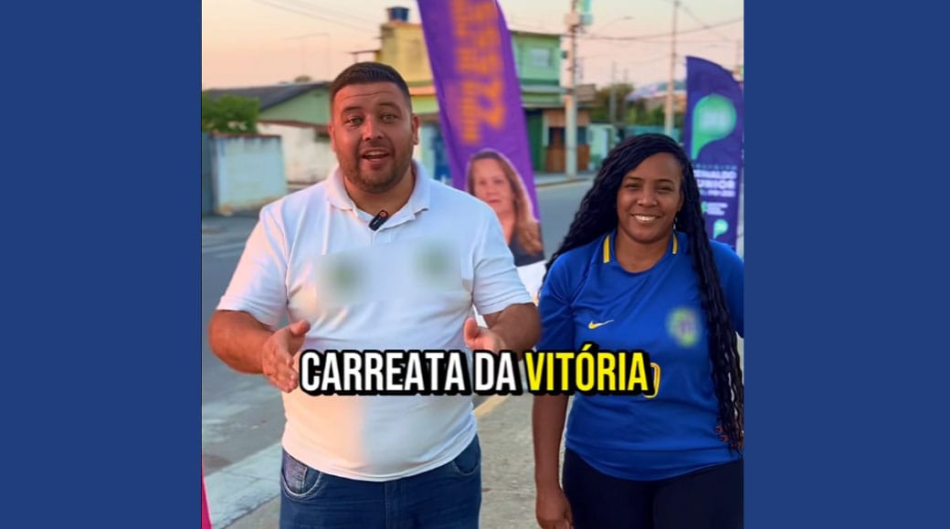Reinaldo Junior e Pastora Zizi Convidam Apoiadores para Carreata na Avenida Jair Leme neste Sábado. Foto: Reprodução