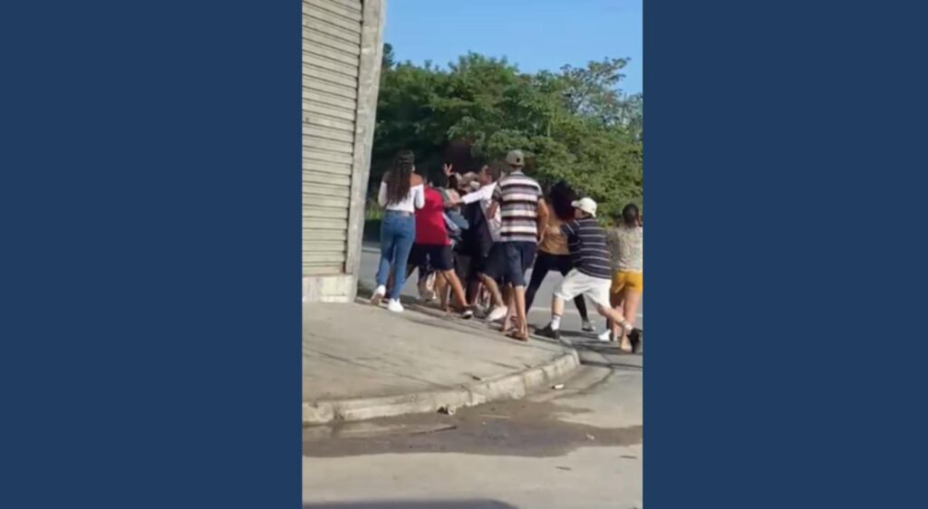 Violência em Biritiba Mirim: Briga Generalizada no Jardim Yoneda Alarma Moradores. Foto: Redes Sociais