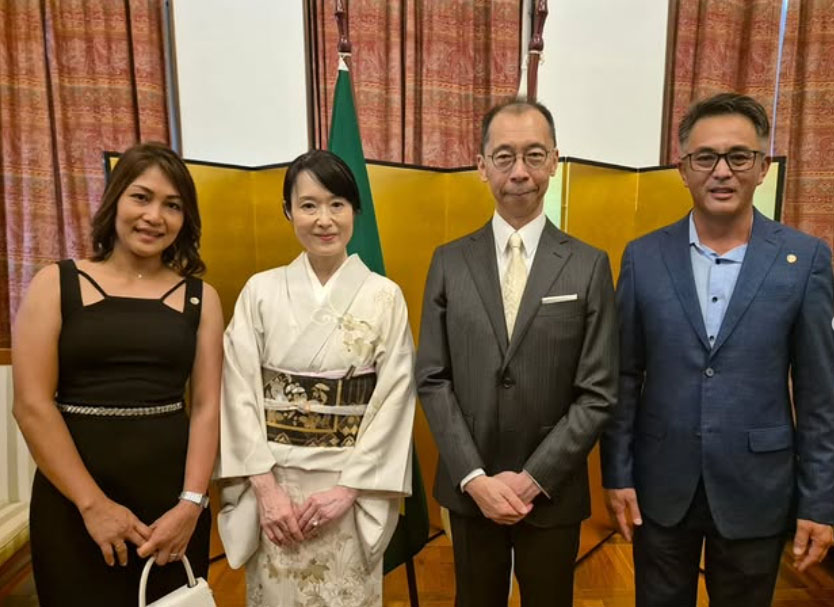 Vice-prefeito Toshi Omura participa de noite de celebração e fortalecimento de laços. Foto: Rede Social