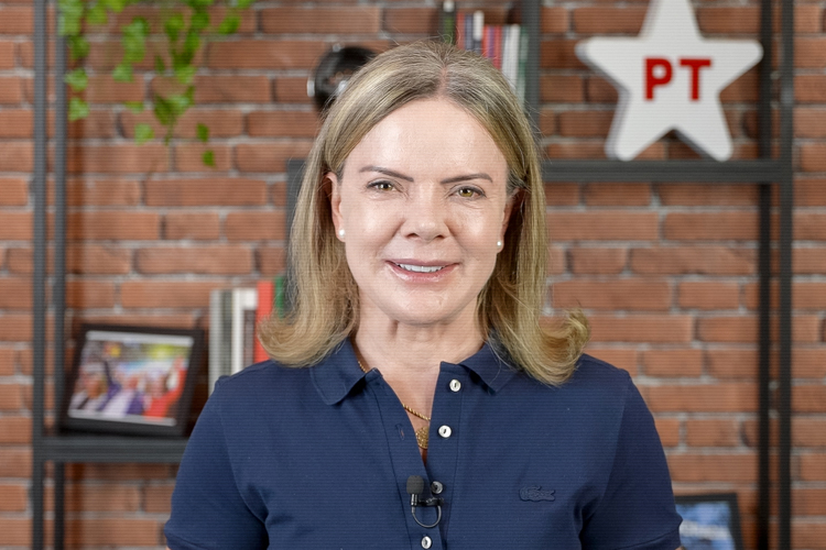 Em vídeo, Gleisi celebra aniversário do PT: “45 anos não são 45 dias. Foto: Reprodução/Pt