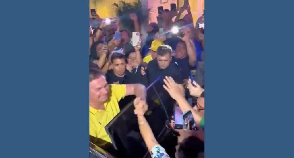 Bolsonaro lidera manifestação em defesa de anistia para presos do 8 de Janeiro. Foto: Reprodução