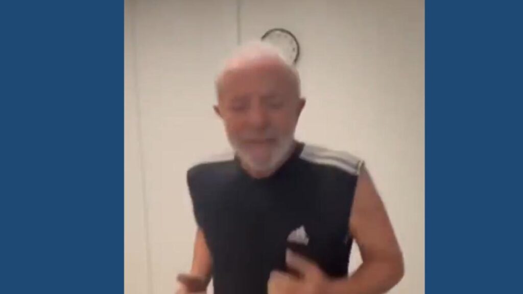 Lula incentiva atividade física e destaca importância do exercício na longevidade. Foto: Reprodução