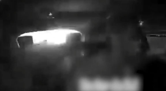 Motorista embriagado colide com viaturas da PM em São Paulo. Foto: Reprodução