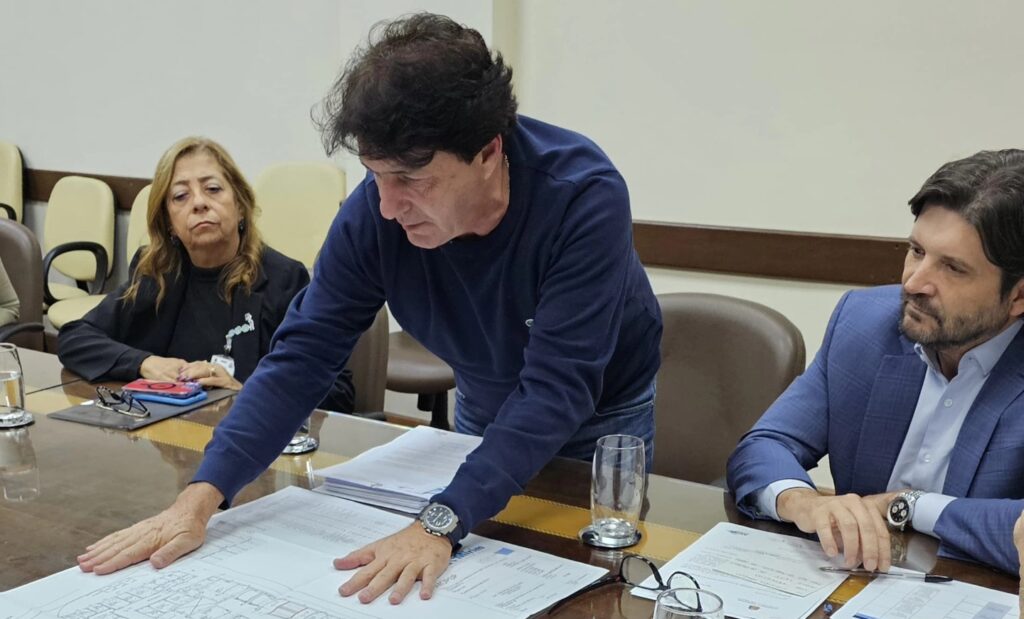 Biritiba Mirim Apresenta Projeto do Novo Pronto Atendimento Irio Taino ao Governo do Estado. Foto: Redes Sociais