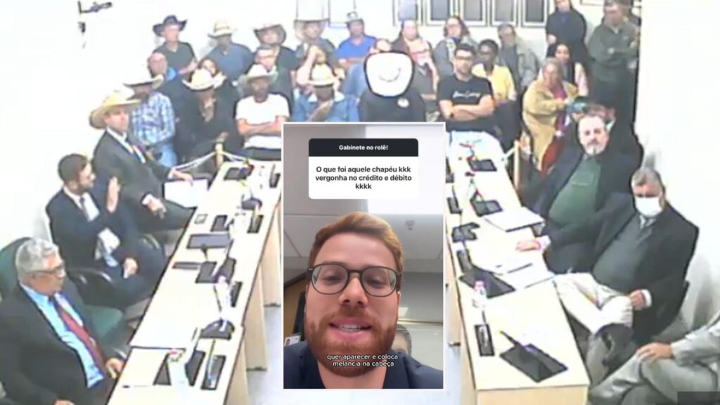 Fala polêmica de vereador sobre uso de chapéu gera moção de repúdio em Salesópolis. Foto: Reprodução