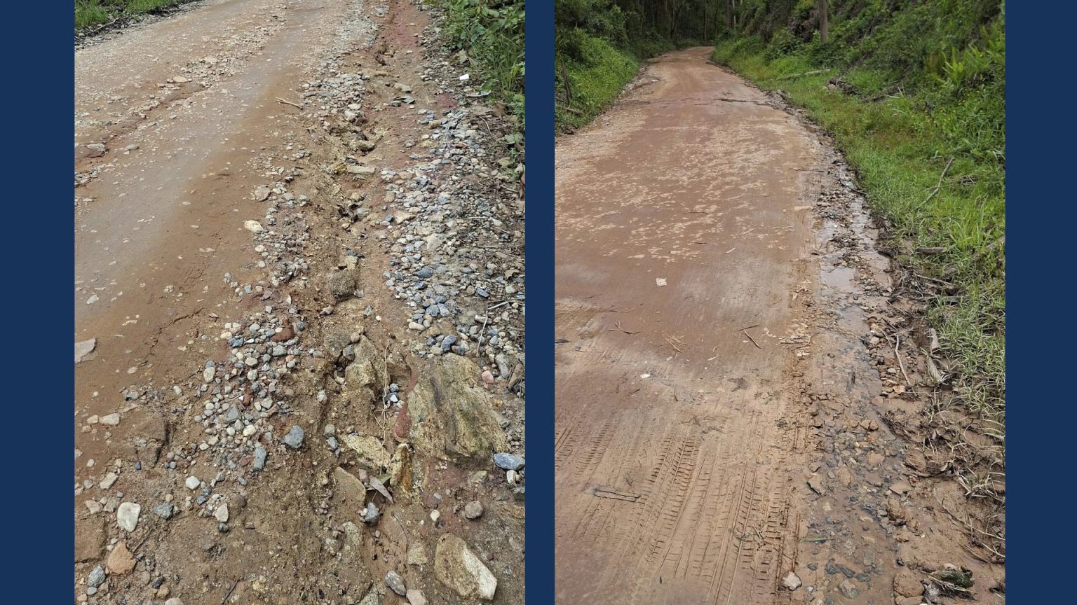 Moradores do Aterrado cobram manutenção viária e relatam dificuldades em estrada rural de Salesópolis. Foto: Reprodução/Rede Social