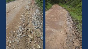 Moradores do Aterrado cobram manutenção viária e relatam dificuldades em estrada rural de Salesópolis. Foto: Reprodução/Rede Social