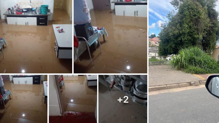 Alagamentos e prejuízos a moradores em Salesópolis. Foto: Reprodução