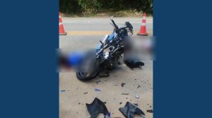 Acidente grave entre Mogi e Salesópolis mobiliza SAMU e helicóptero na tarde desta segunda-feira. Foto: Reprodução