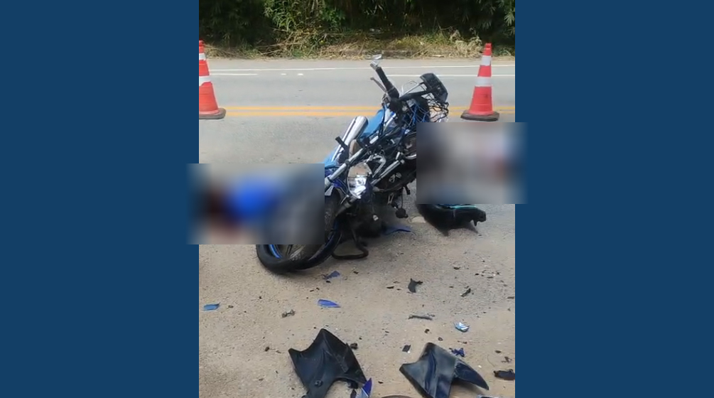 Acidente grave entre Mogi e Salesópolis mobiliza SAMU e helicóptero na tarde desta segunda-feira. Foto: Reprodução